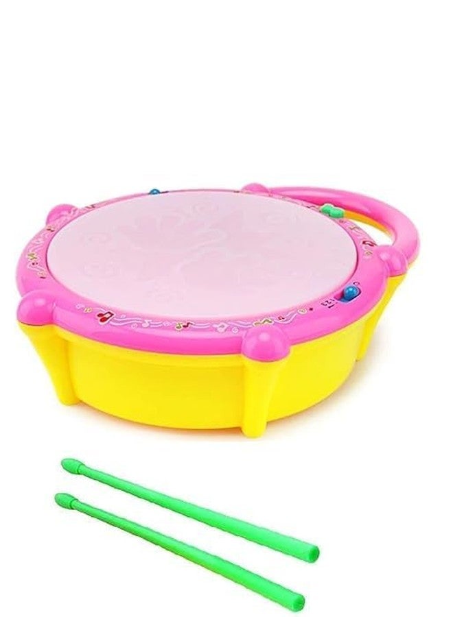 DECODAZZ Flash Drum with 3D Lights, Music Baby Toy for 2 3 4 Year Kid Boy Girl - Image 2